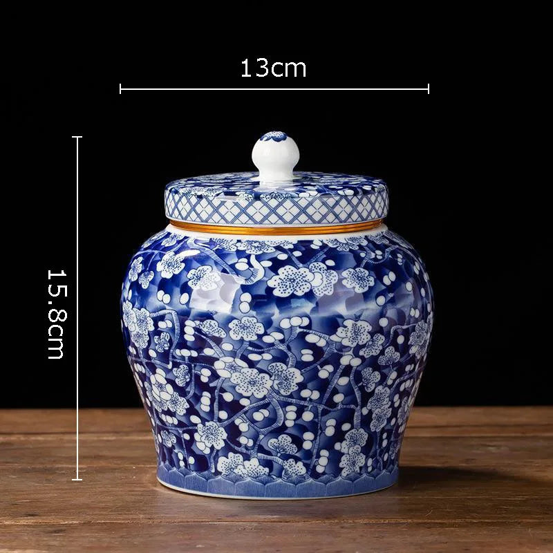 Imperial Bloom Canister – Oriental Elegance with Purpose