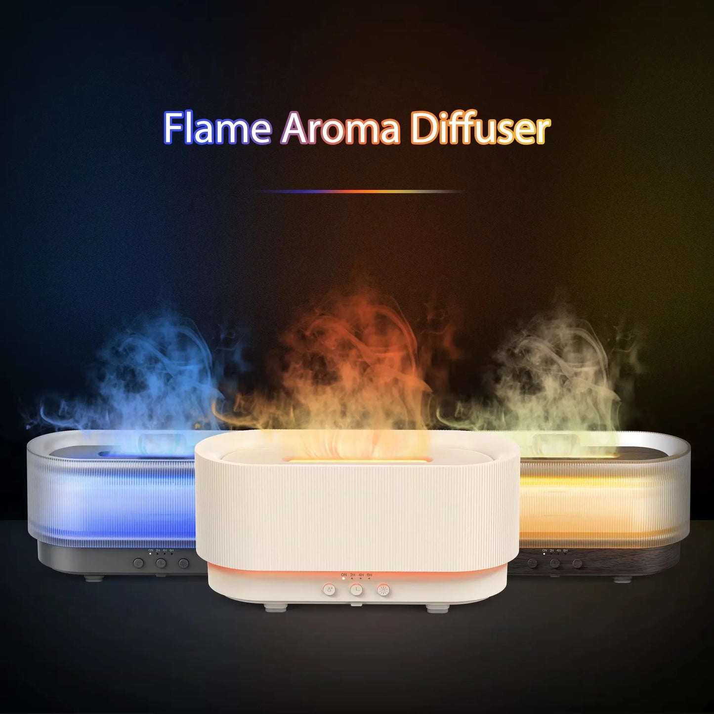 LumiMist Harmony – Aromatic Diffuser with LED Light and Air Purifier