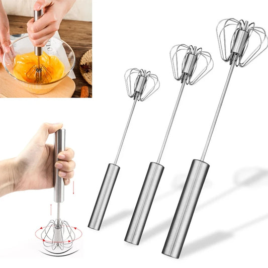 EasyWhip: Semi-Automatic Hand Mixer with Self-Turning Whisk