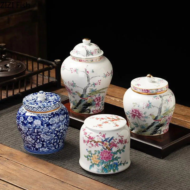 Imperial Bloom Canister – Oriental Elegance with Purpose