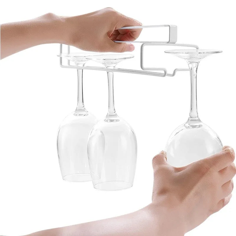 Elegance UnderGlass – Wine Glass Holder with No Drill Installation