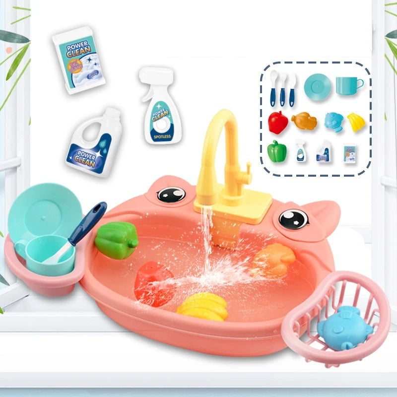 Kids' Interactive Kitchen Sink Set