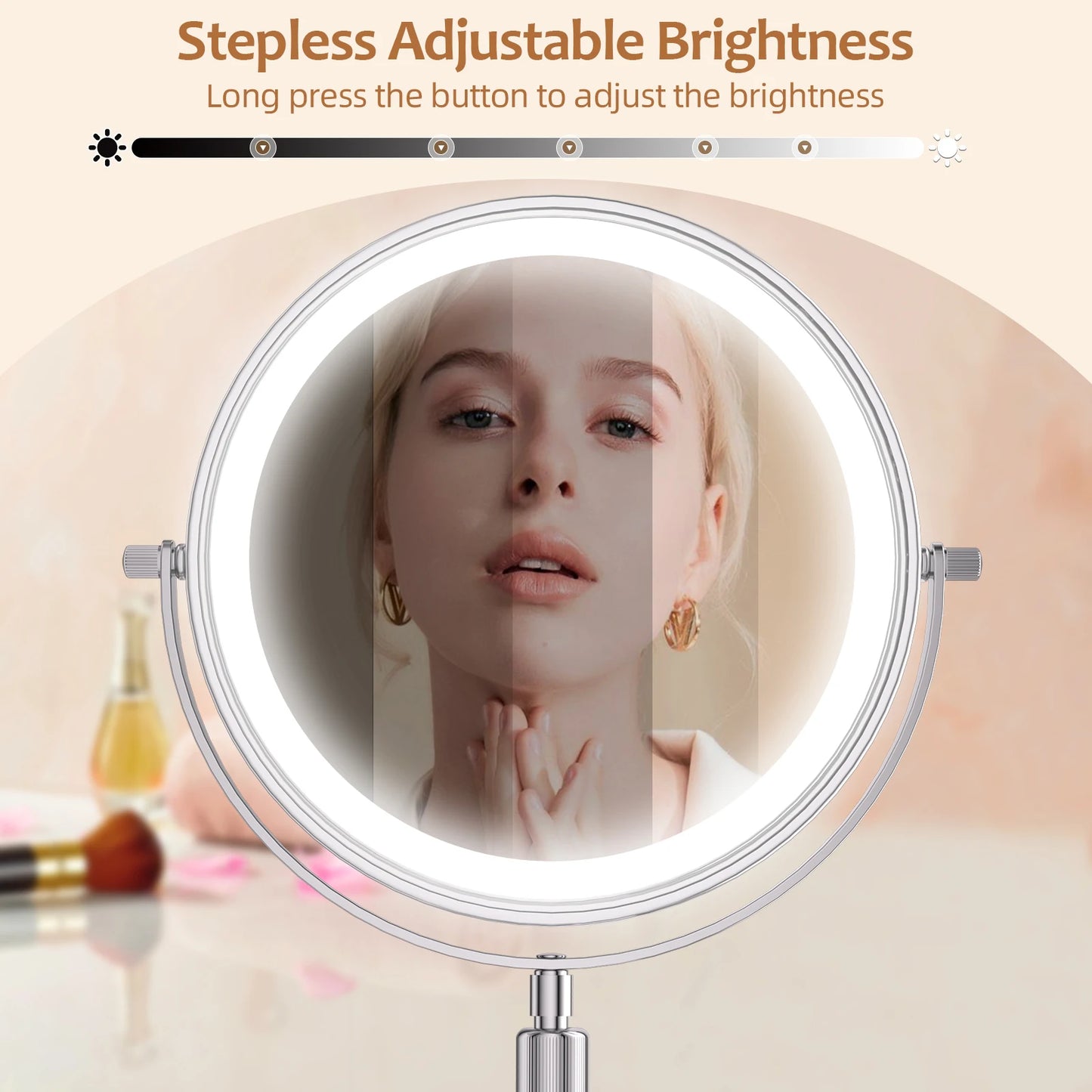 GlowReflex – Precision Lighted Makeup Mirror