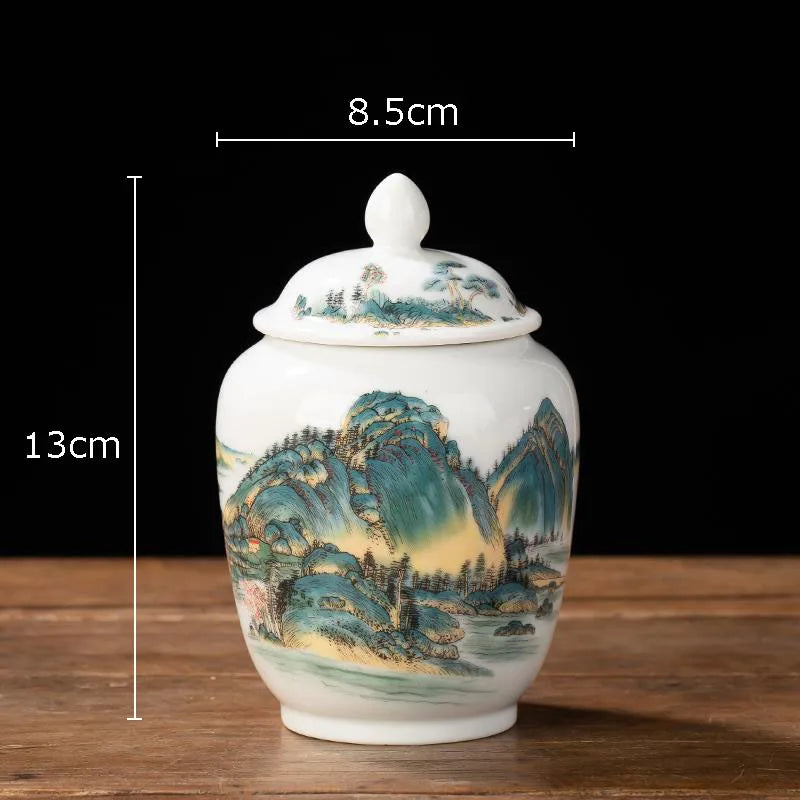 Imperial Bloom Canister – Oriental Elegance with Purpose