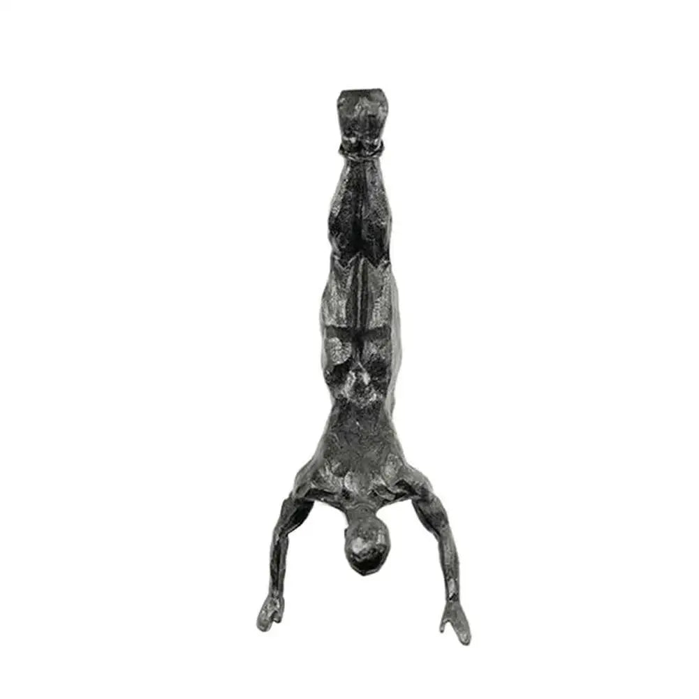 Peak Spirit – Climber Wall Resin Sculpture for Motivational Home Decor