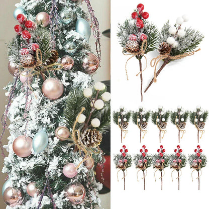 Holiday Pinecone & Berry Decor Set