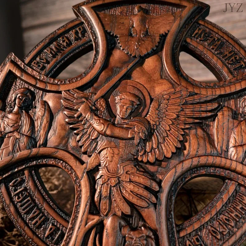 Archangel’s Cross – A Wooden Shield of Spiritual Strength