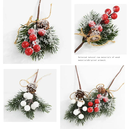 Holiday Pinecone & Berry Decor Set