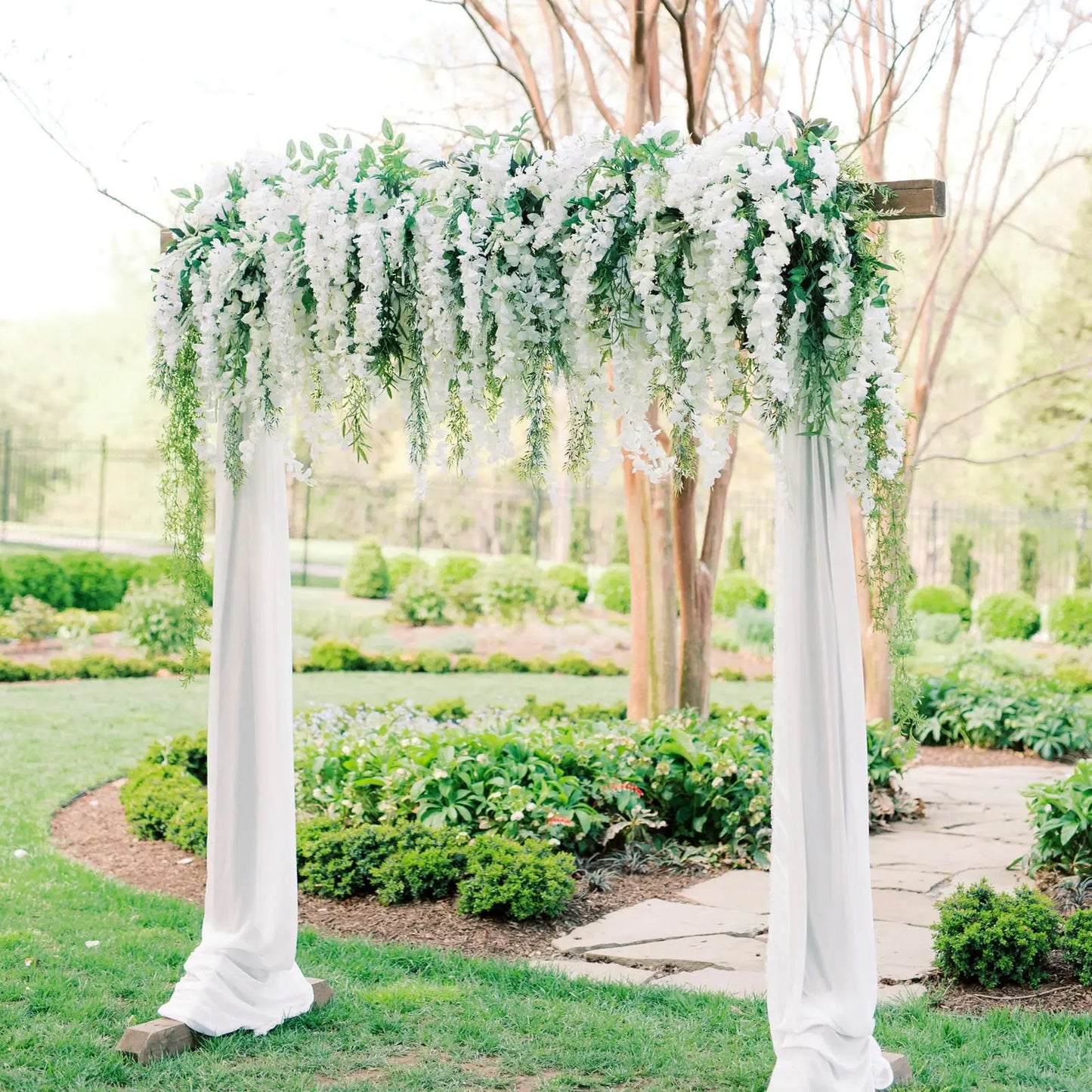 Graceful Hanging Wisteria Decoration